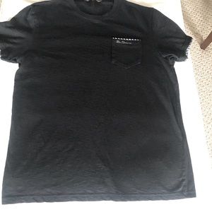 Ben Sherman Large 100% Cotton Black TShirt